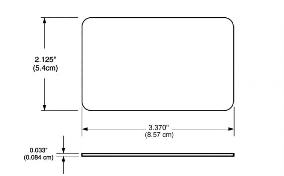 HID 1336 DuoProx II PVC Proximity Card with Mag Stripe - Programmed