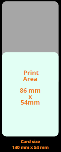 Extended Length PVC Cards For ECP-XT Printers - Custom Printed
