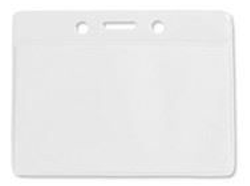 Flexible Horizontal Badge Holders - Solid Color Reverse - 1820-20XX