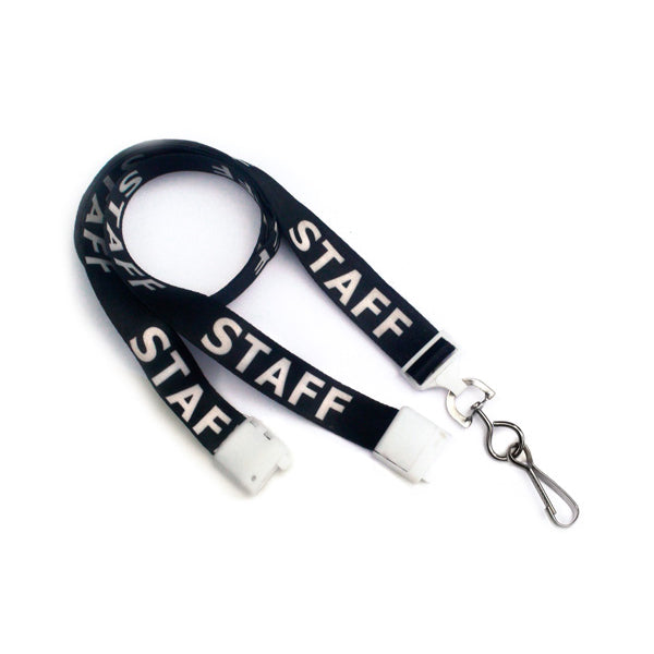 STAFF Pre-Printed Breakaway Lanyards