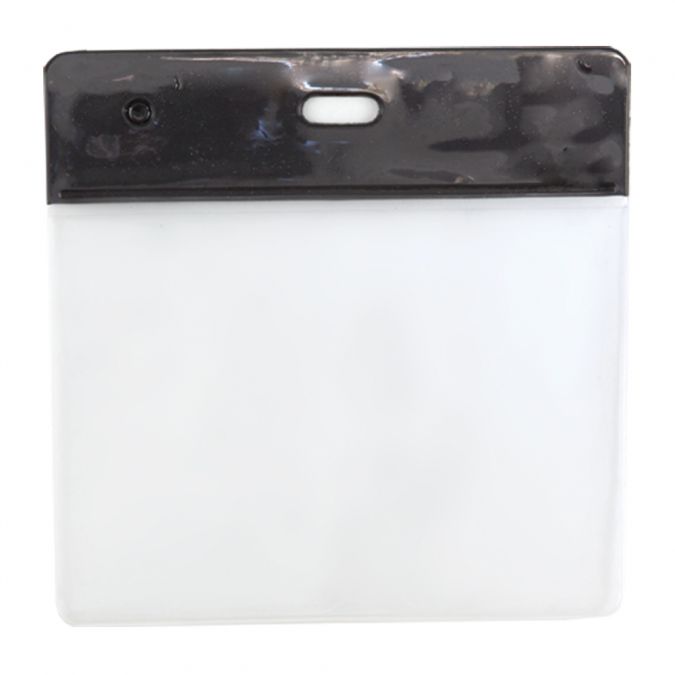 Clear Flexible Vinyl Wallets With Coloured Top - Pack of 100