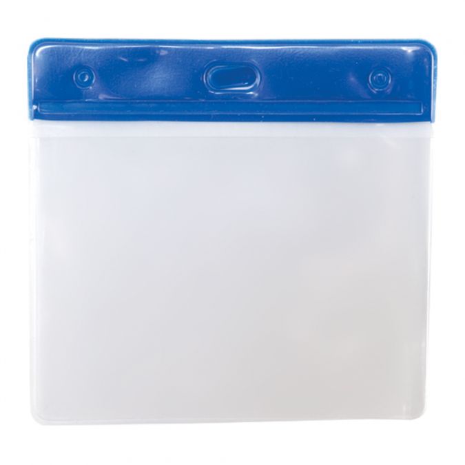 Clear Flexible Vinyl Wallets With Coloured Top - Pack of 100