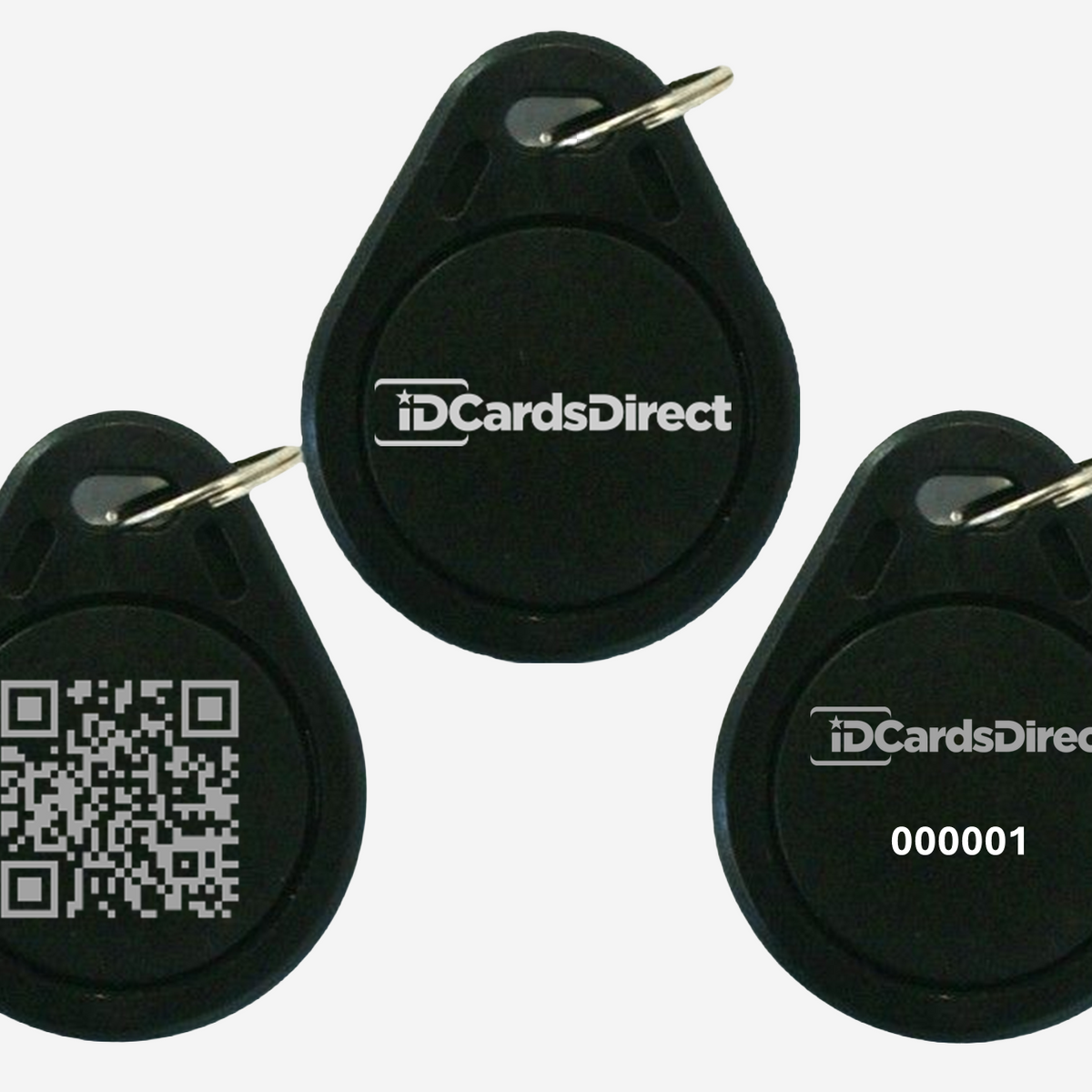 CUSTOM PRINTED - MIFARE Classic® EV1 1K 13.56Mhz RFID Key Fob – ID
