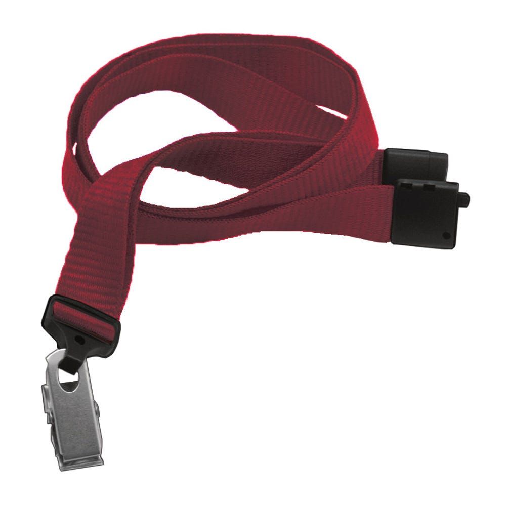 Flat Ribbed Breakaway Lanyards - 5/8"