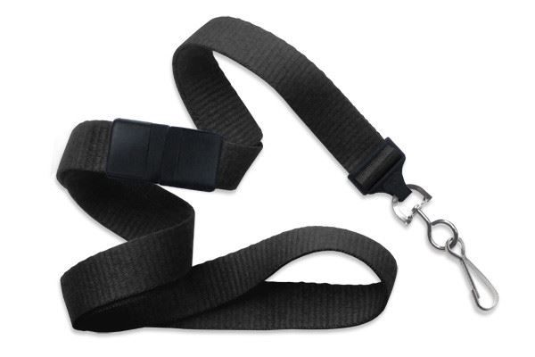 Flat Ribbed Breakaway Lanyards - 5/8"