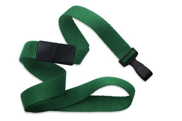 Flat Ribbed Breakaway Lanyards - 5/8"