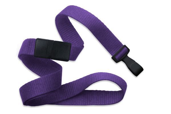 Flat Ribbed Breakaway Lanyards - 5/8"