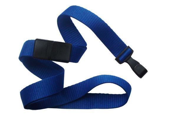 Flat Ribbed Breakaway Lanyards - 5/8"