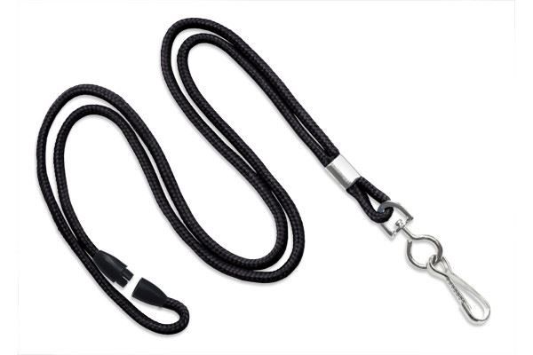 Round Woven Breakaway Lanyards - 1/8"