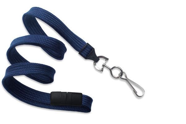 Flat Braided Breakaway Lanyards - 3/8"