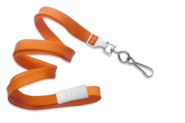 Flat Braided Breakaway Lanyards - 3/8"