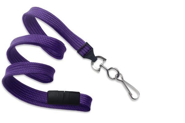 Flat Braided Breakaway Lanyards - 3/8"