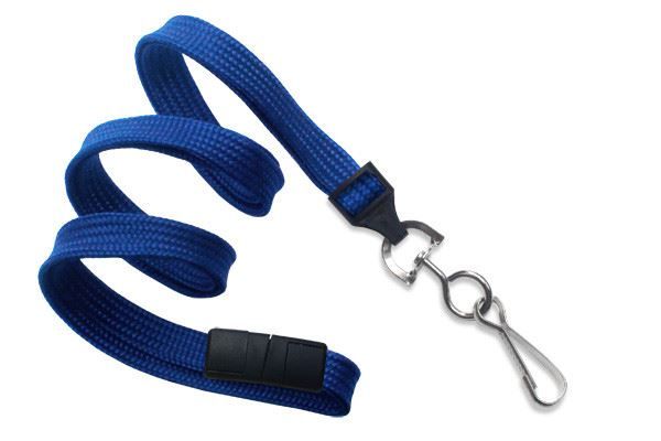 Flat Braided Breakaway Lanyards - 3/8"