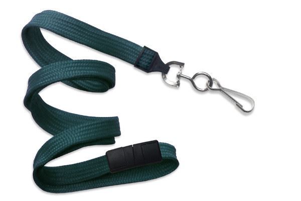 Flat Braided Breakaway Lanyards - 3/8"