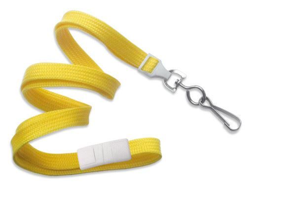 Flat Braided Breakaway Lanyards - 3/8"