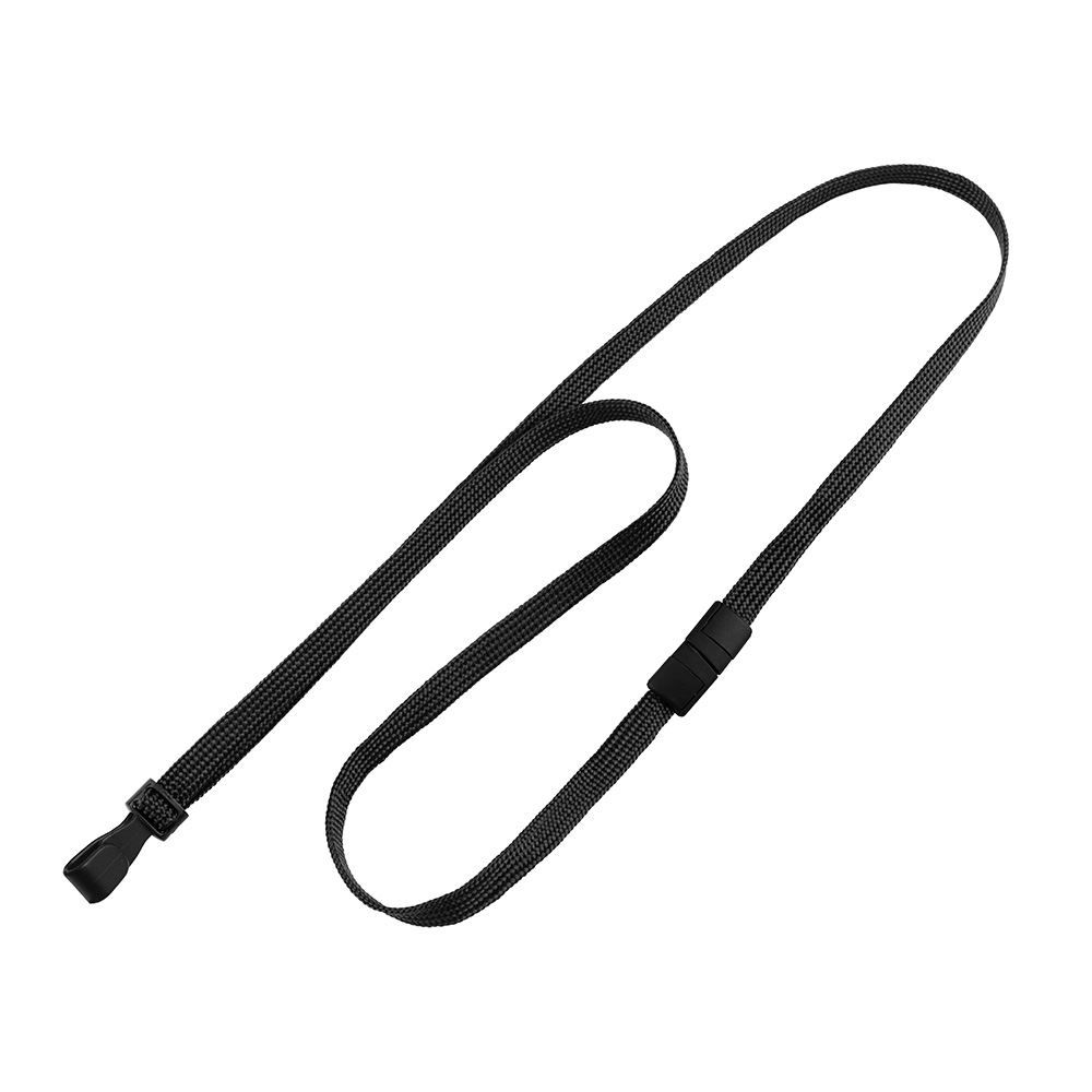 Flat Braided Breakaway Lanyards - 3/8"