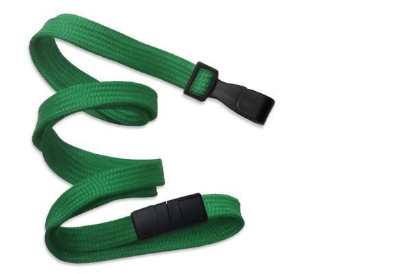 Flat Braided Breakaway Lanyards - 3/8"