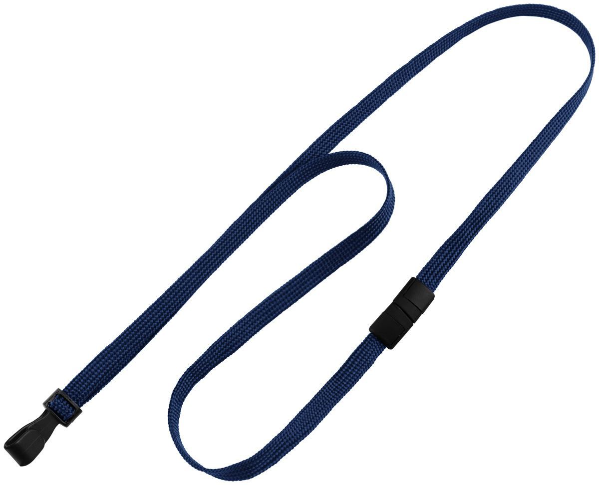 Flat Braided Breakaway Lanyards - 3/8"