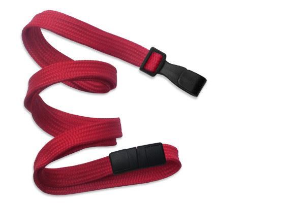 Flat Braided Breakaway Lanyards - 3/8"