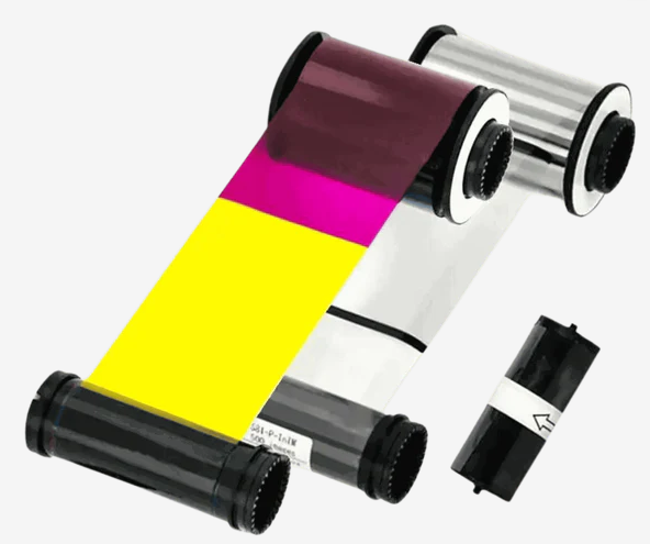 IDP Smart 653547 YMCK Ribbon & Retransfer Film - 500 Prints