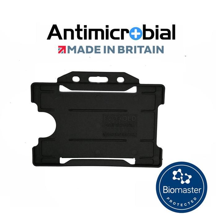 Open Faced Rigid Antimicrobial Badge Holders