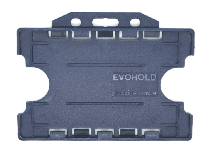 Recyclable Open Faced Rigid ID Card Badge Holders - Pack of 100