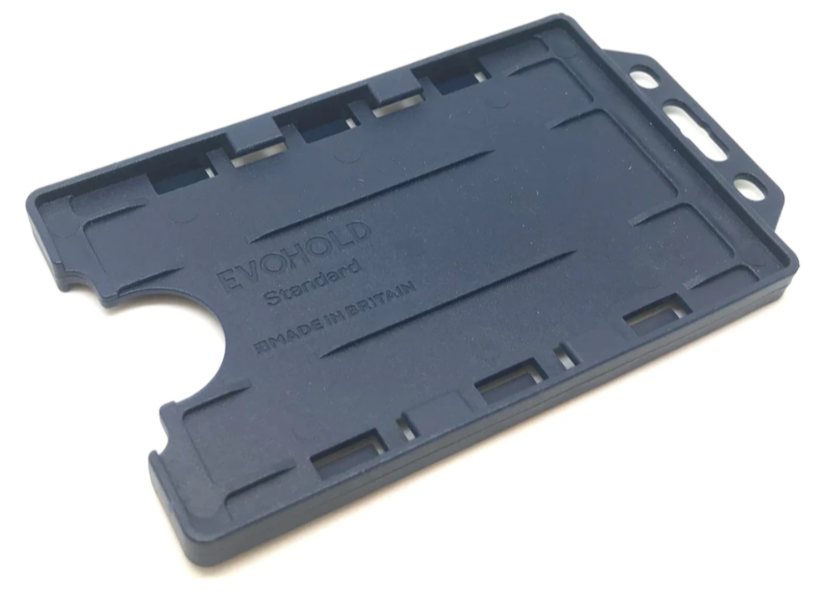 Recyclable Open Faced Rigid ID Card Badge Holders - Pack of 100