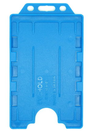 Recyclable Open Faced Rigid ID Card Badge Holders - Pack of 100