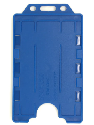 Recyclable Open Faced Rigid ID Card Badge Holders - Pack of 100