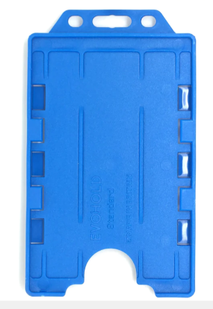 Recyclable Open Faced Rigid ID Card Badge Holders - Pack of 100