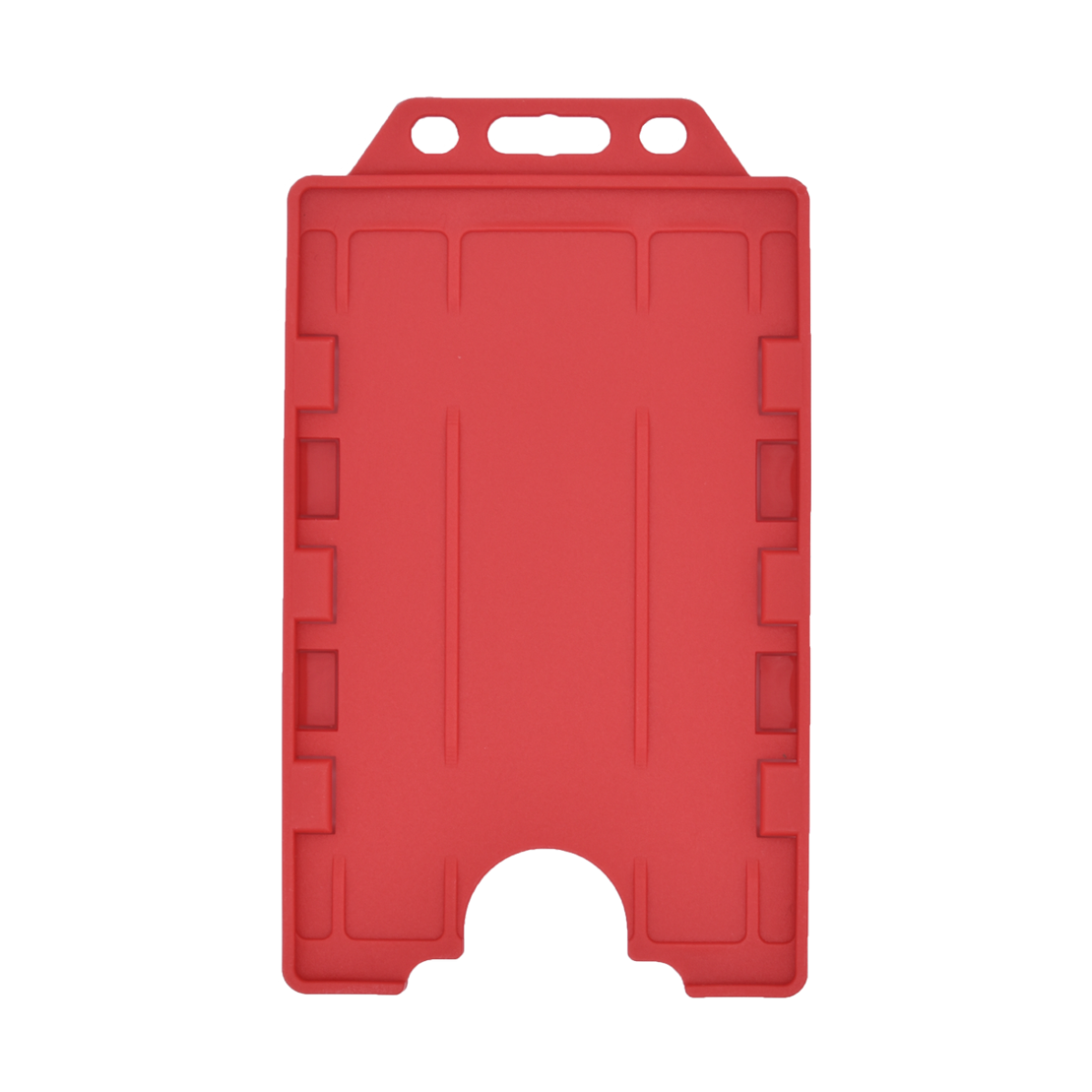 Recyclable Open Faced Rigid ID Card Badge Holders - Pack of 100