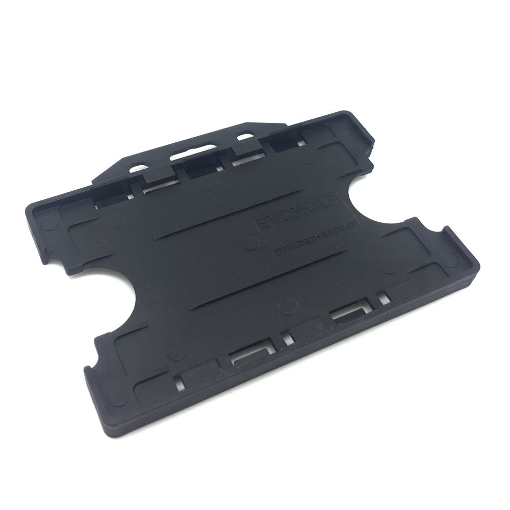 Recyclable Open Faced Rigid ID Card Badge Holders - Pack of 100