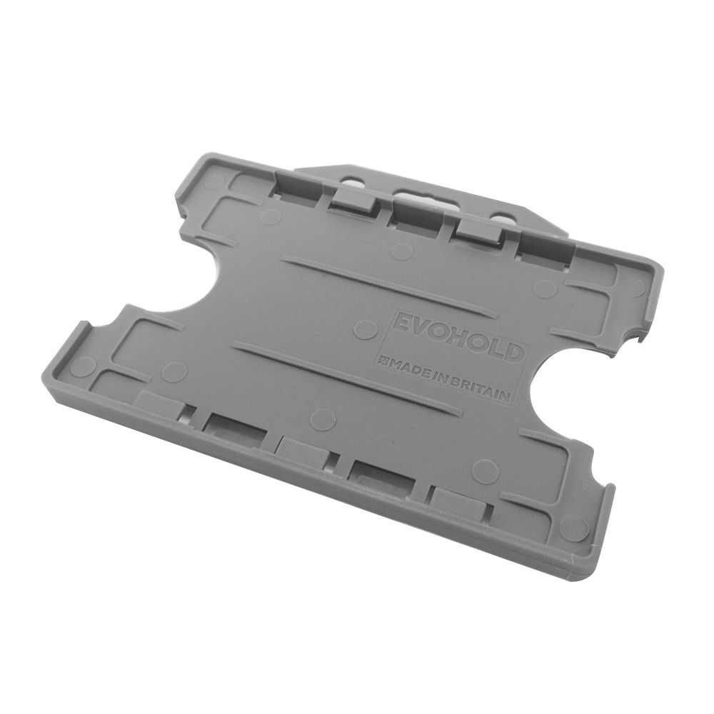 Recyclable Open Faced Rigid ID Card Badge Holders - Pack of 100