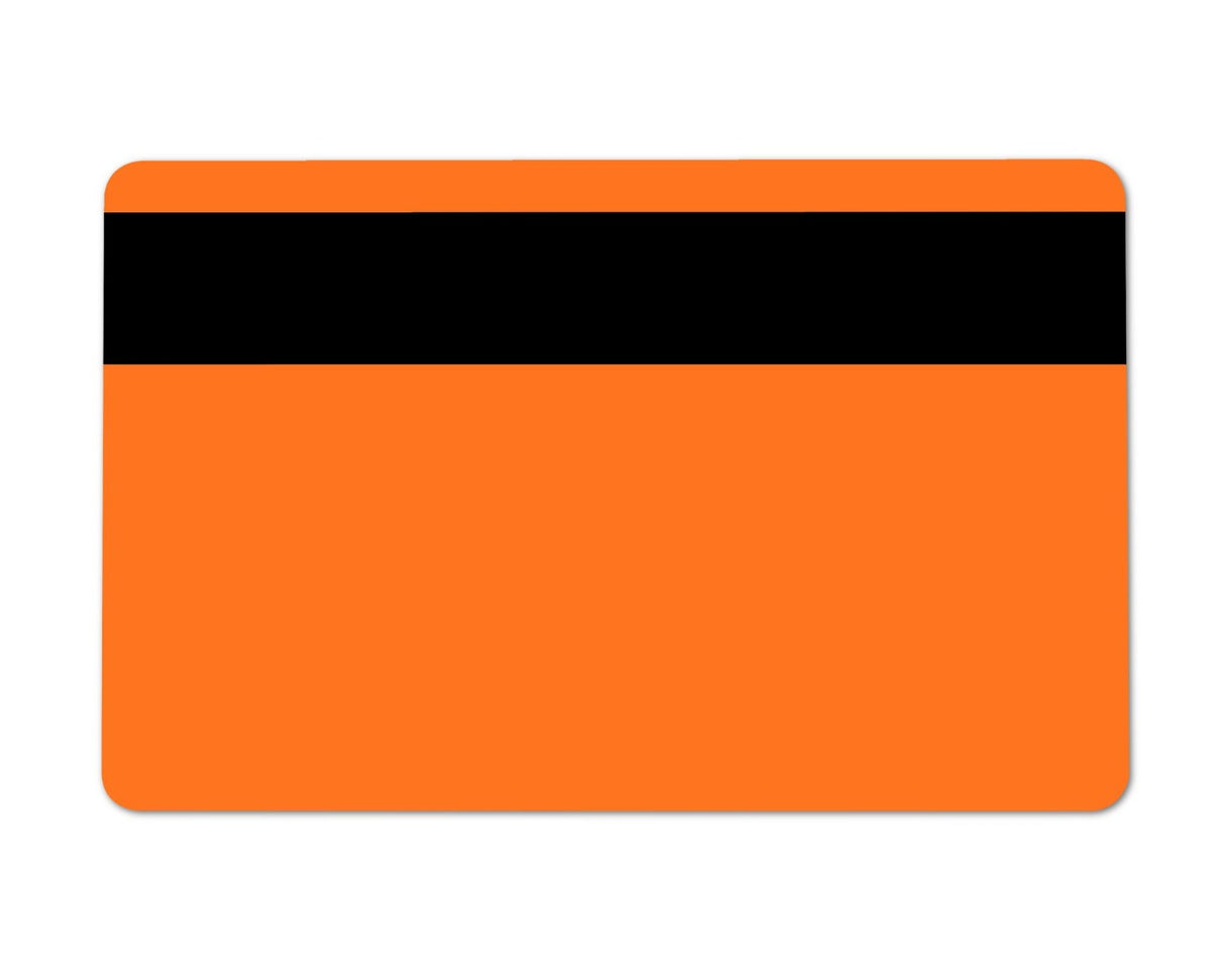 Premium Colored PVC Cards with HiCo Mag Stripe, Coloured Core, 760 Micron, CR80