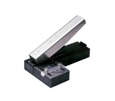 Stapler Style Slot Punch For Plastic Cards With Adjustable Guide - 3 x 14mm / 0.125" x 0.55" Slot With Adjustable Guide