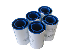 Datacard 569946-001 Adhesive Cleaning Sleeve Kit - 5 Pack