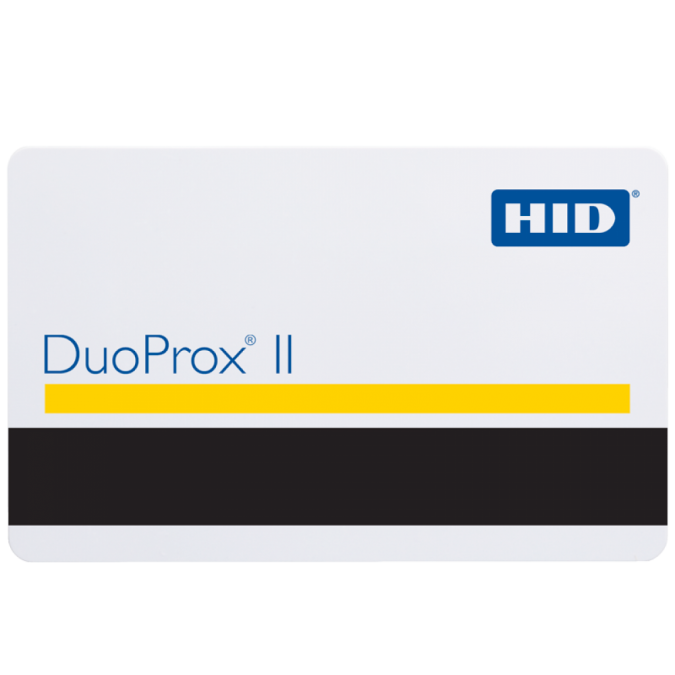 HID 1536 DuoProx II Composite Proximity Card with Mag Stripe - Programmed