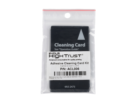 Evolis ACL006 Adhesive Cleaning Card Kit for Avansia (Pack of 5)
