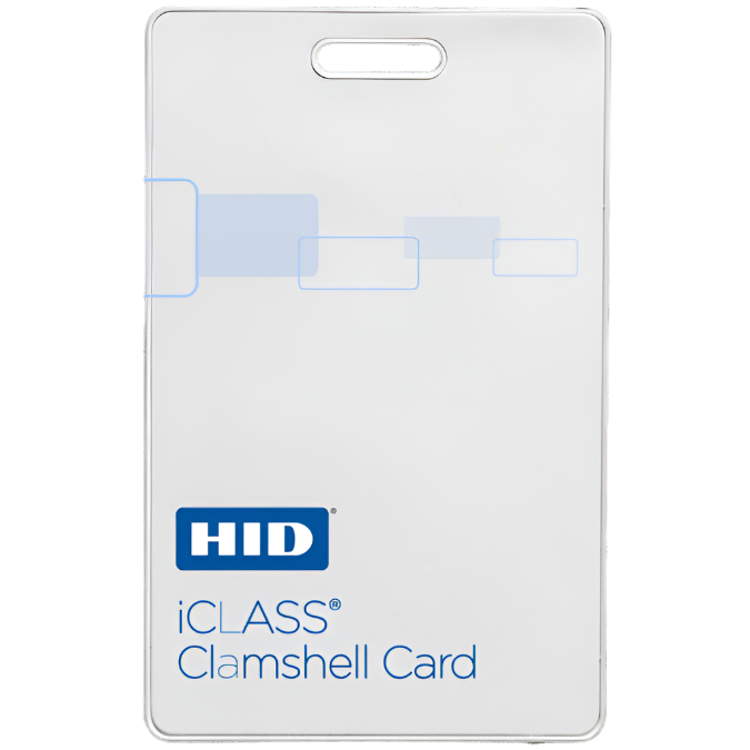 HID 2080 iClass Clamshell Smart Card - 2k Bits, 2 App Areas
