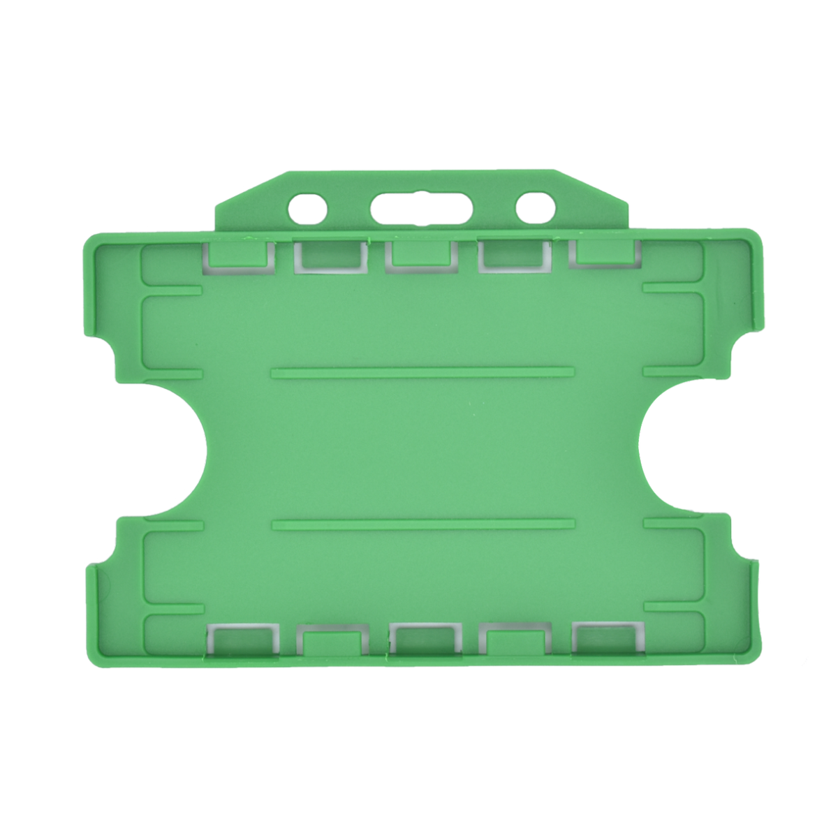 Recyclable Open Faced Rigid ID Card Badge Holders - Pack of 100