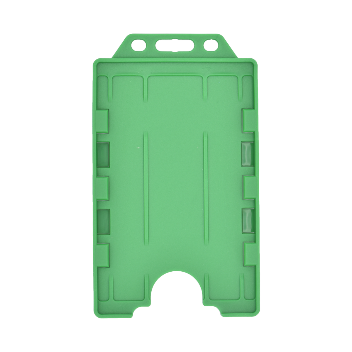 Recyclable Open Faced Rigid ID Card Badge Holders - Pack of 100