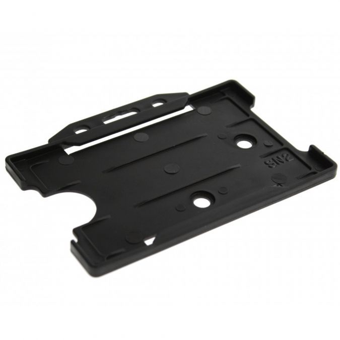 Recyclable Open Faced Rigid ID Card Badge Holders - Pack of 100