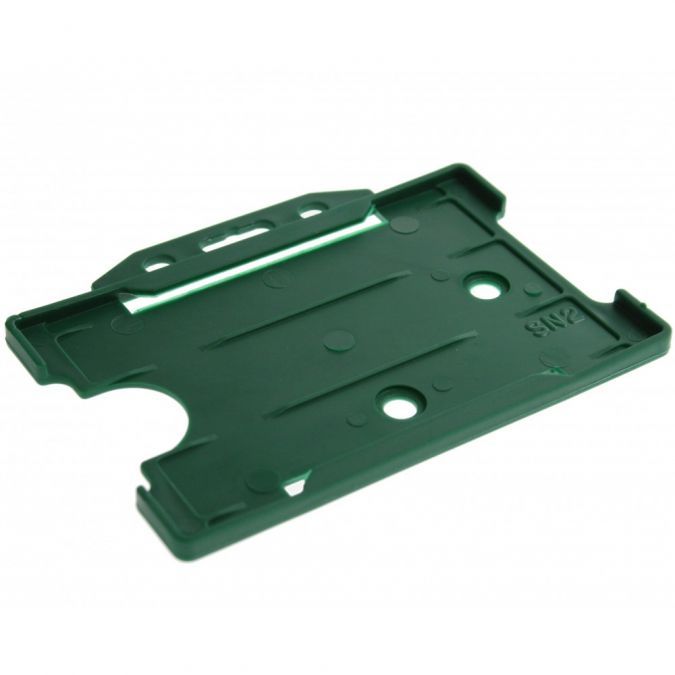 Recyclable Open Faced Rigid ID Card Badge Holders - Pack of 100