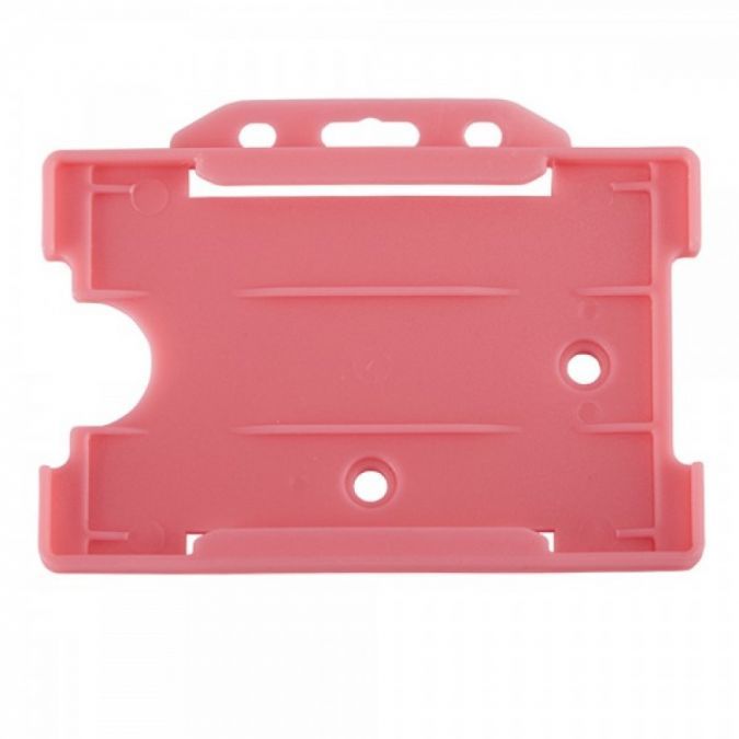 Recyclable Open Faced Rigid ID Card Badge Holders - Pack of 100