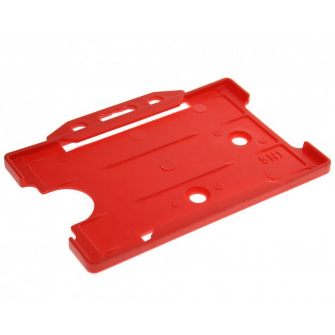 Recyclable Open Faced Rigid ID Card Badge Holders - Pack of 100