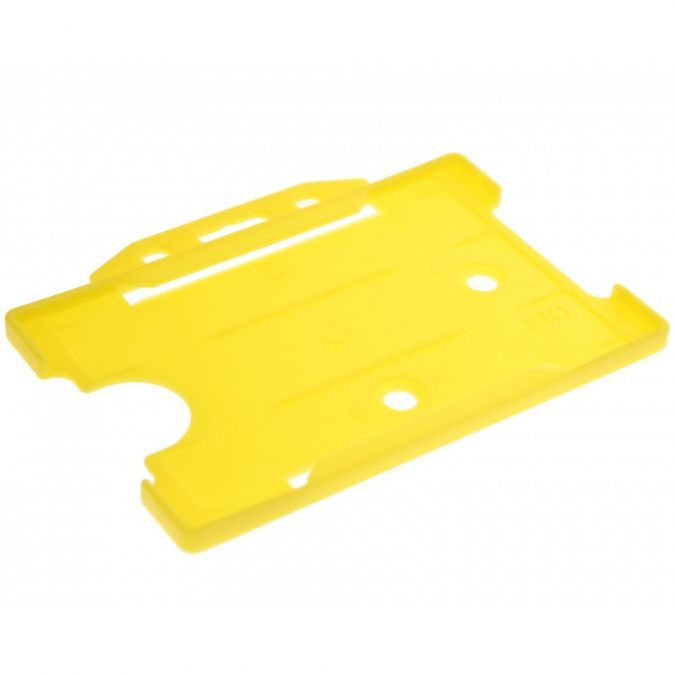 Recyclable Open Faced Rigid ID Card Badge Holders - Pack of 100