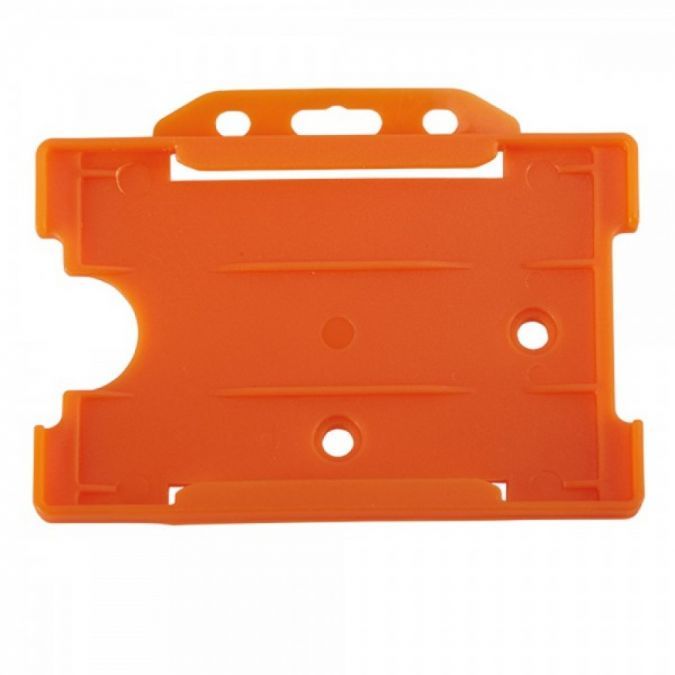 Recyclable Open Faced Rigid ID Card Badge Holders - Pack of 100