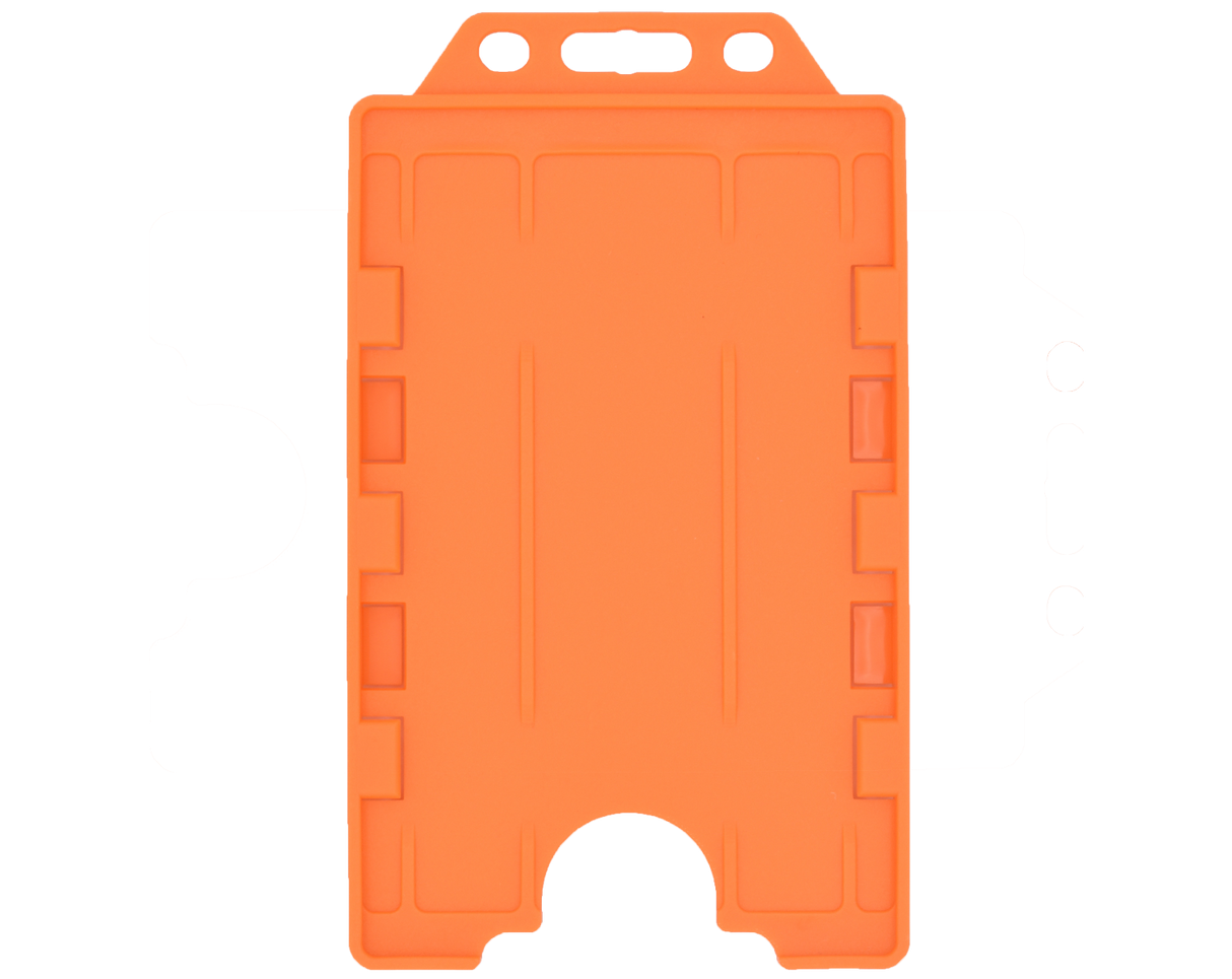 Recyclable Open Faced Rigid ID Card Badge Holders - Pack of 100