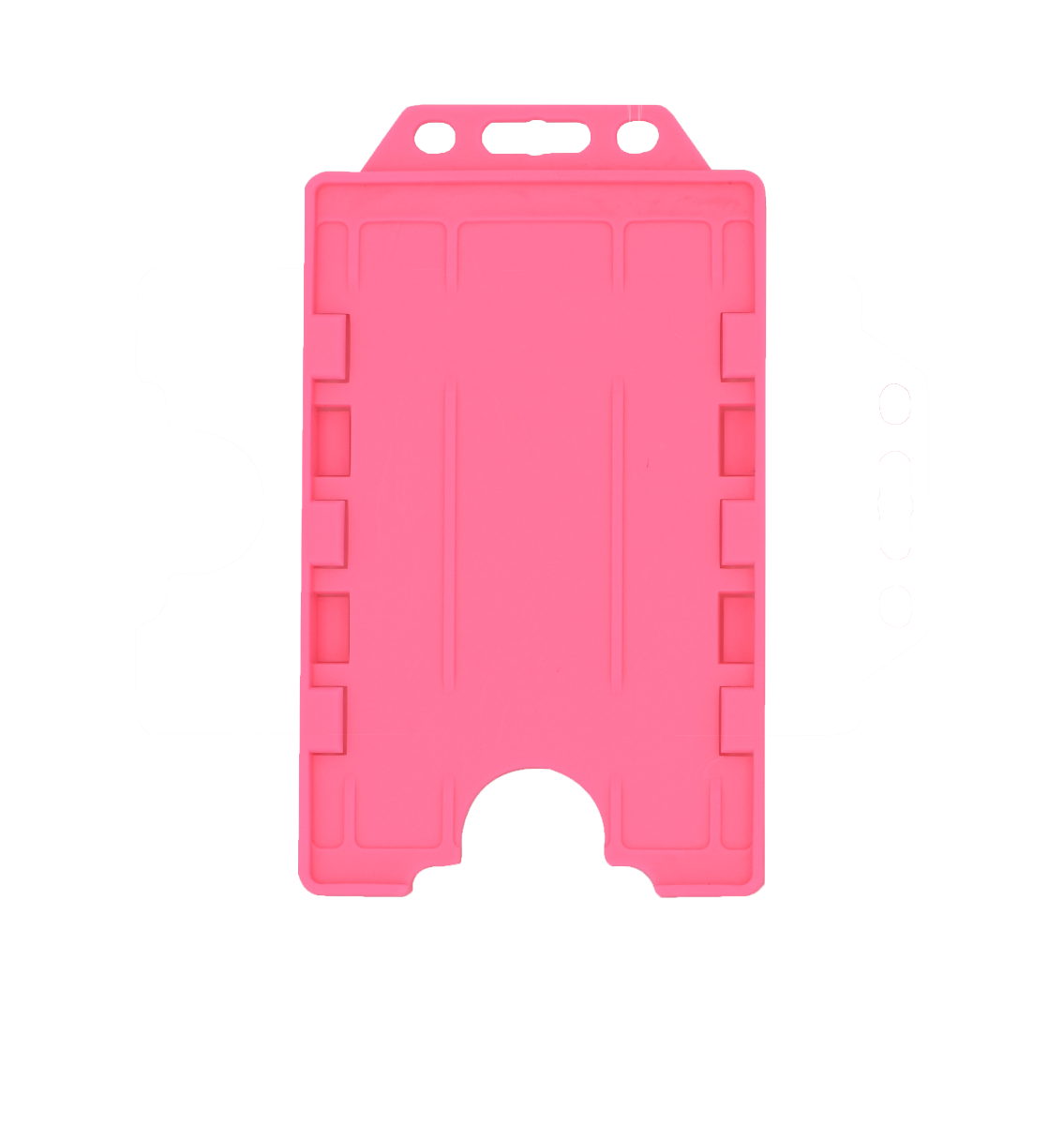 Recyclable Open Faced Rigid ID Card Badge Holders - Pack of 100