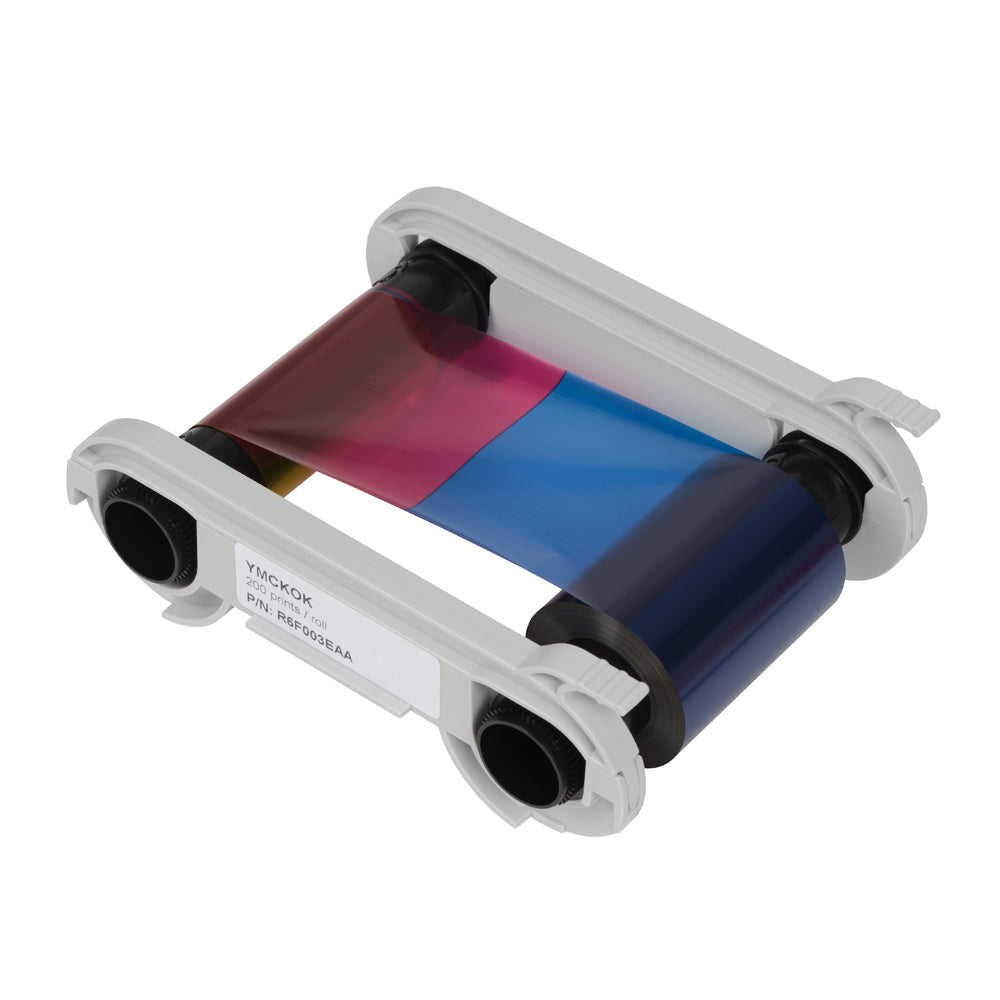 Evolis R6F003EAA YMCKO-K Colour Printer Ribbon for Primacy - 200 Prints